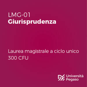 Laurea Magistrale a ciclo unico in Giurisprudenza (LGM-01)